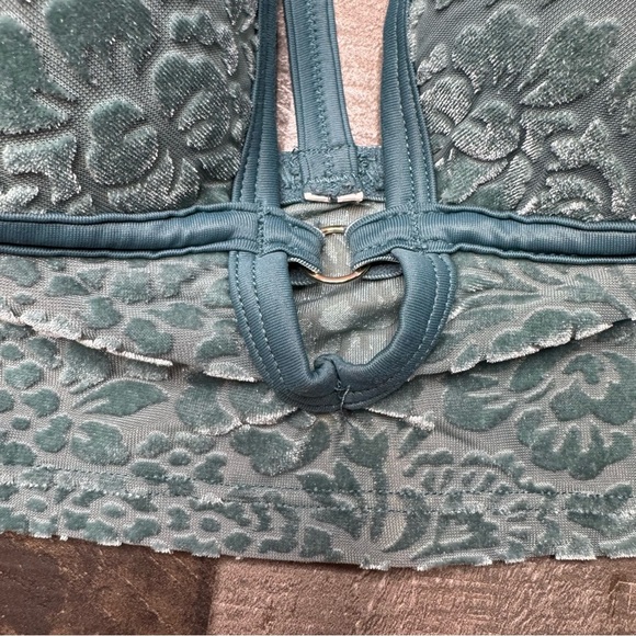 PINK Victoria's Secret Blue/Teal Bralette Medium - Picture 4 of 9